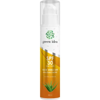 Přípravek na opalování Green idea Aloe vera sun - opalovací mléko SPF 30 GID-60034