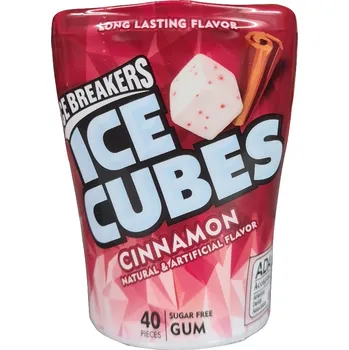 Žvýkačka Ice Breakers Ice Cubes Cinnamon 92g