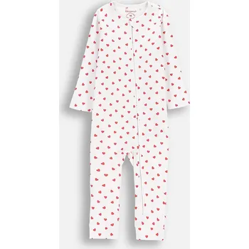 Kojenecký overall Dětský bavlněný overal Coccodrillo WC6404201PJS bílá 00X, vel. 98