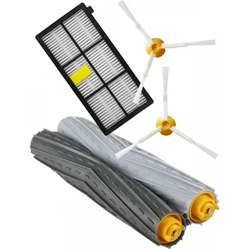 Sada příslušenství pro robotický vysavač Kartáče a HEPA filtr pro vysavač IROBOT Roomba 860 sada 5ks