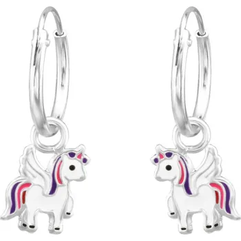 Náušnice Stříbrné dětské náušnice