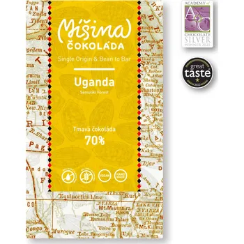 Čokoláda Míšina čokoláda Tmavá čokoláda 70% Uganda