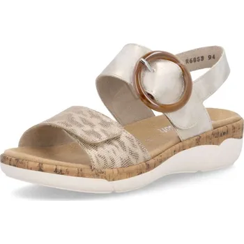 Dámské sandále Rieker Dámské sandály REMONTE R6853-94 zlatá S6 45