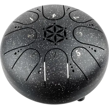 Shamann 5" 8 Notes C5 Major Spackle Black Tongue Drum (Jako nové)
