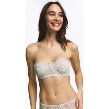 Podprsenka Reserved - Podprsenka s&nbsp;kosticemi a měkkými košíčky - bledá zelená - 731HP-07X - 731HP-07X-85C