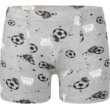 EVONA Dětské boxerky světle šedé, Míče Velikost: 122