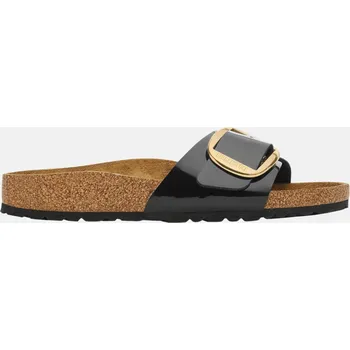 Dámské pantofle Černé Regular Pantofle Birkenstock Madrid Big Buckle Birko-Flor Patent 39