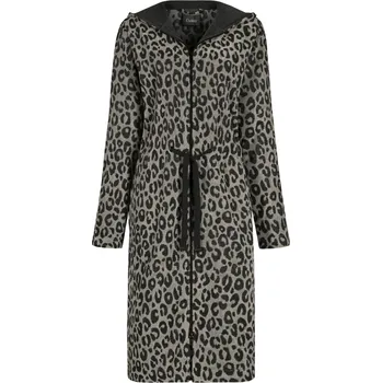 Dámský župan Dámský krátký župan s kapucí Two Tone Leo 851 – čedičová, CAWÖ Velikost: L