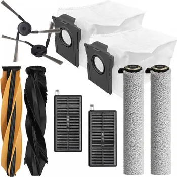 Příslušenství k robotickému vysavači Kartáče, HEPA filtry k vysavači DREAME Bot Aqua10 Ultra Roller Complete (RLH71DE-1-WH) sada sáčků a mopy 10ks