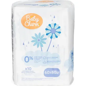 Dětské zboží Baby Charm přebalovací podložky 60 x 60, 10 ks