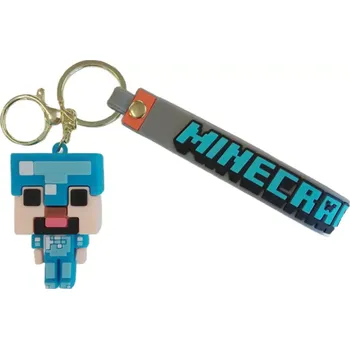 Dětská klíčenka Minecraft Diamantový Steve PKBA2353 - SLEVA 3% s kodem radost25