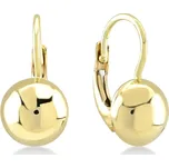 Lillian Vassago Celozlaté patentové náušnice půlkuličky LLV22