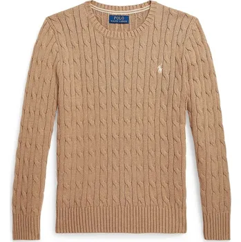 Pánský svetr Dětský bavlněný svetr Polo Ralph Lauren 323702674515 hnědá 82X, vel. 163-174