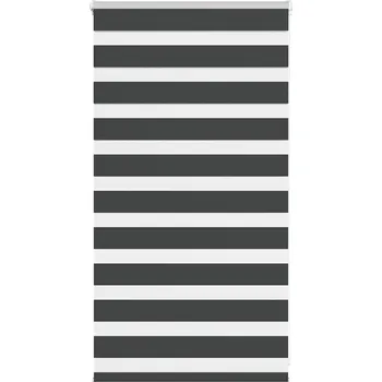 Roleta Zebra roleta černá 90x100 cm šířka látky 85,9 cm polyester