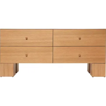 Komoda Komoda Kuben, 2x2, Natural Oak – Ferm Living