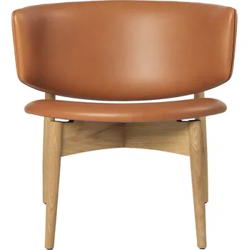 Křeslo Křeslo Herman Wood, Envy Leather, Oak / Cognac – Ferm Living