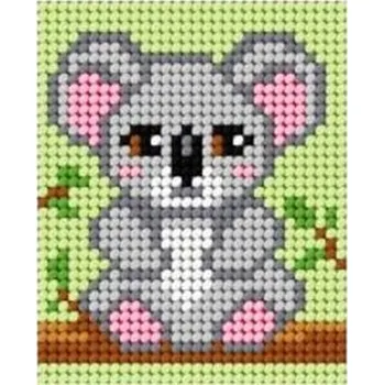 Set školních potřeb Haft. Moje pierwsze wyszywanie - Koala