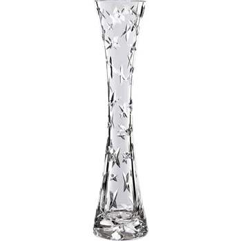 Váza Bohemia Crystal vysoká broušená váza 80A03/505mm - brus Stars