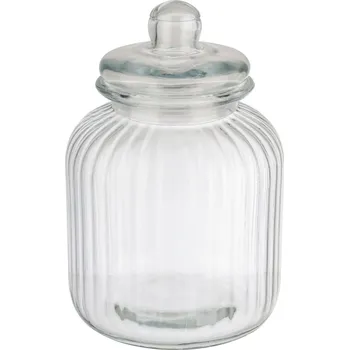 Dóza na potraviny APS Skleněná dóza Cookiego s víkem, 3,7 l