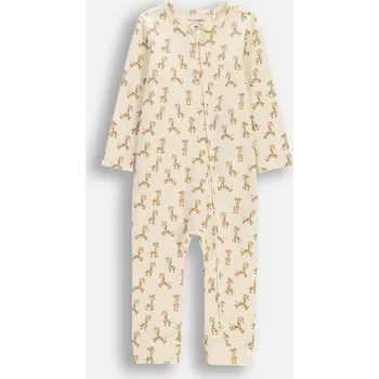 Kojenecký overall Dětský bavlněný overal Coccodrillo WC6404205PJS béžová 01X, vel. 92