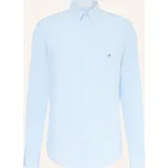 Gant Pánská Košile Regular Fit S Lnem, 450 sky blue, 42