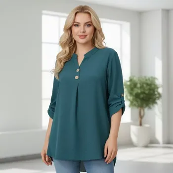 Dámská tunika Dámská tunika Týna zelená barva L1782