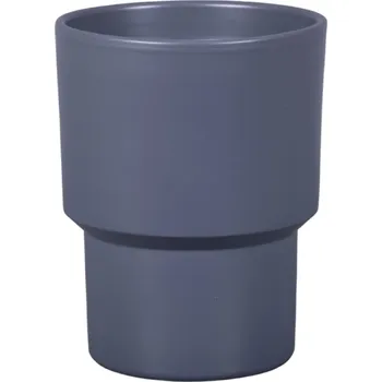 Obal na květináč Obal na květník PARMA ORCHID keramický matný d14cm, tmavě šedá