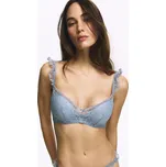 Reserved - Krajková push-up podprsenka - bleděmodrá - 730HQ-05X - 730HQ-05X-70B