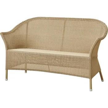 Zahradní sestava Cane-line Jídelní lavice/sofa Lansing, Cane-line, 145x65x85 cm, rám kov, výplet umělý ratan barva natural
