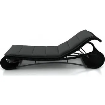 Zahradní lehátko Cane-line Lehátko Escape, Cane-line, 217x72x28/103 cm, rám kov, výplet umělý ratan barva white grey