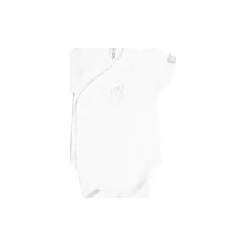 Kojenecký body Body bambusowe dla wcześniaka z krótkim rękawem Białe 0m+ BAMBOOM