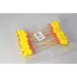 Dekorace - Zápich kuře pompon 4,5cm