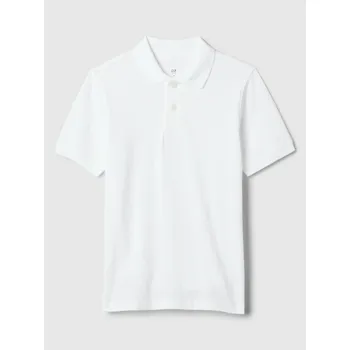 Chlapecké tričko GAP Chlapecké Dětské pique polo tričko GAP Bílá 104/110 (2467415)