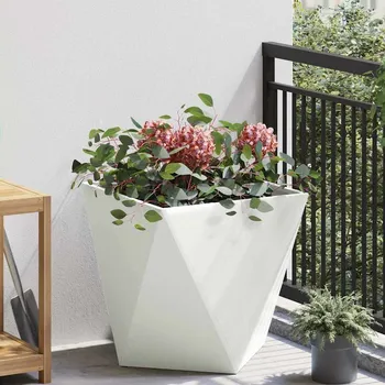 Truhlík Truhlík Bílá 50 x 50 x 50 cm Ocel