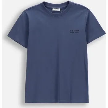 Dětská móda Dětské bavlněné tričko Coccodrillo WC6143230VBA modrá 55X, vel. 146