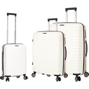 Cestovní kufry set 3ks Snowball Waves PP 4W S,M,L 43803-00