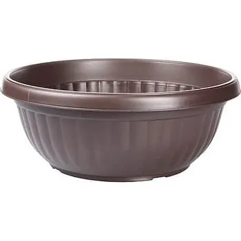 Květináč PLASTKON Harmonie květináč hnědá Průměr: 20 cm