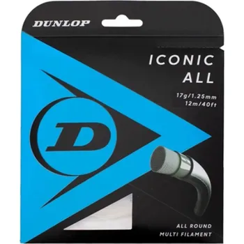 Tenis DUNLOP ICONIC ALL NATURAL 12 m tenisový výplet - 1,25 mm