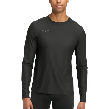 Pánské tričko Triko s dlouhým rukávem Hoka Airolite Long Sleeve 2.0 1175772-blk Velikost S