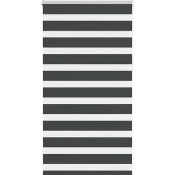 Roleta Zebra roleta černá 80x100 cm šířka látky 75,9 cm polyester