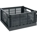 Úložný box Colour Crate, Large Square, Charcoal – HAY