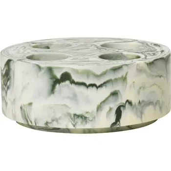 Držák na kartáček Držák na zubní kartáčky Mist, Emerald / Off-White – Ferm Living