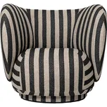 Křeslo Rico, Louisiana, Sand/Black – Ferm Living