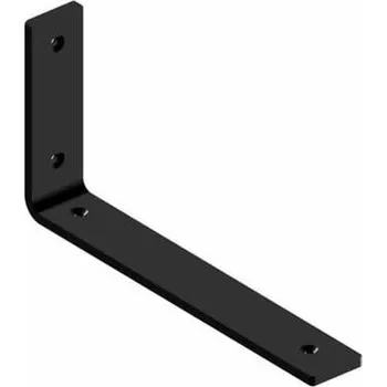 Koupelnový nábytek Příslušenství s umyvadlem Konzole Naturel Dolce 3x10x16 cm černá mat KONZOLEUC