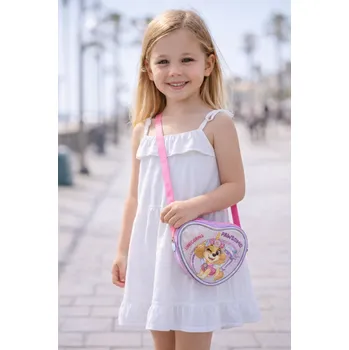 Kabelka Cerda Dívčí kabelka TLAPKOVÁ PATROLA Skye Jednorožec ve tvaru srdce růžová