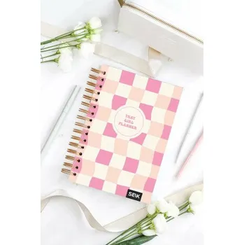 Blok Bullet Journal / Zápisník s tečkami (pevné desky) - That girl