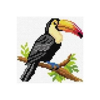 Set školních potřeb Haft krzyżykowy - Tukan