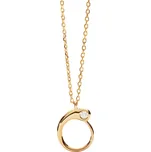 PDPAOLA Pozlacený náhrdelník písmeno "O" Initial CO01-B88-U (řetízek, přívěsek) + 2 měsíce na vrácení zboží
