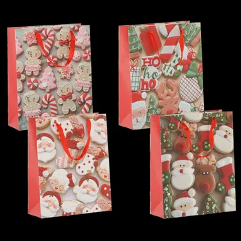 Dárková taška marka niezdefiniowana VÁNOČNÍ DÁRKOVÁ TAŠKA "XMAS" 30 x 42 x 12 CM balení=12ks *0580