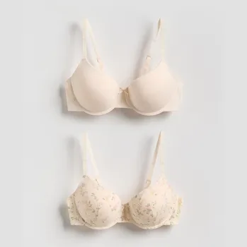 Podprsenka Reserved - Sada 2&nbsp;push-up podprsenek - krémová - 735HP-01X - 735HP-01X-80B